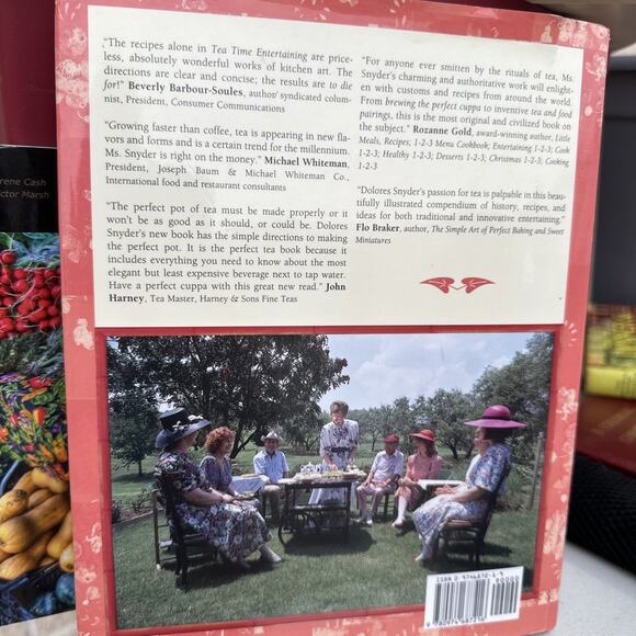 Tea Time Entertaining: A Collection of Tea Themes & Recipes by Snyder, Dolores - Picture 2 of 9